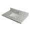 Kingston Brass 36" X 22" Marble Vanity Top W/ Square Undermount Sink, Marble KVPB3622M38SQ - alternate 1